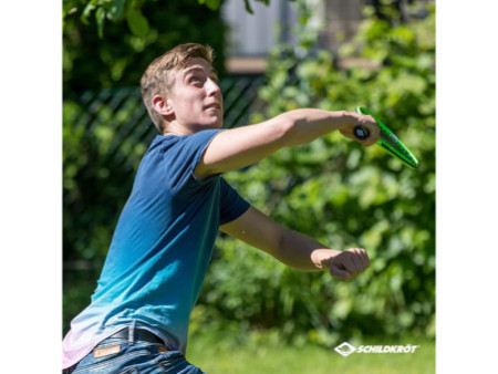 SCHILDKRÖT Set de speed badminton, noir / vert