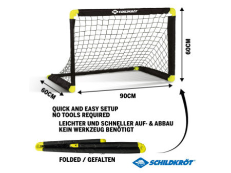 SCHILDKRÖT But de football pliable, noir