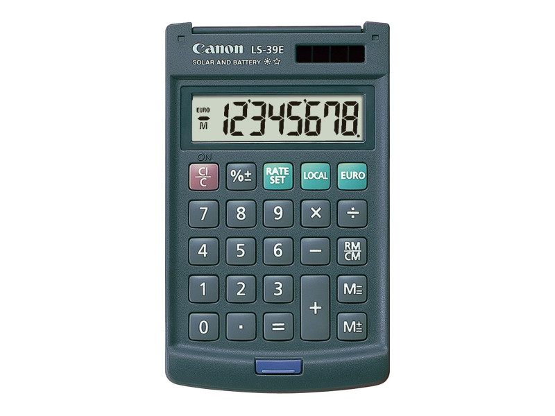 Canon Calculette LS-39 E, alimentation solaire/par piles