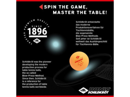 DONIC SCHILDKRÖT Balle de tennis de table 'Avantgarde 3*'