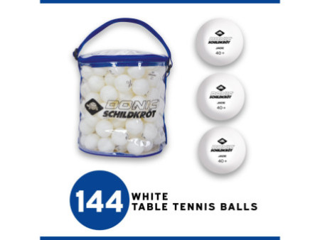 DONIC SCHILDKRÖT Balle de tennis de table 'Jade', blanc