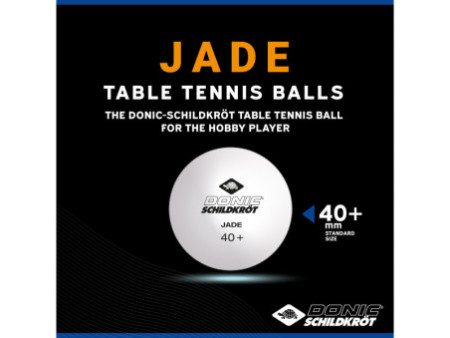 DONIC SCHILDKRÖT Balle de tennis de table 'Jade', blanc