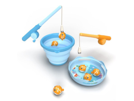 SCHILDKRÖT Pêche à la ligne 'Fishing Game', bleu / orange