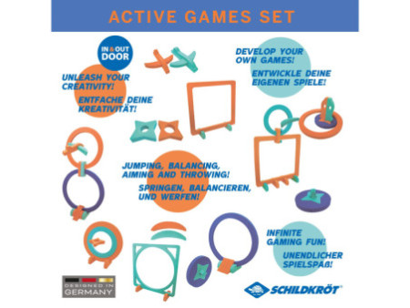 SCHILDKRÖT Kit Active Games, 28 pièces
