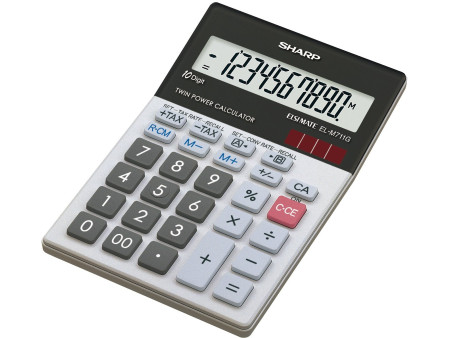 SHARP Calculatrice de bureau modèle EL-M711GGY