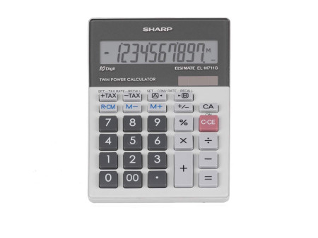 SHARP Calculatrice de bureau modèle EL-M711GGY