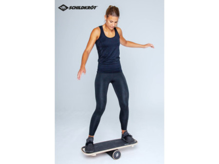 SCHILDKRÖT Balance Board Wave, en bois véritable, noir