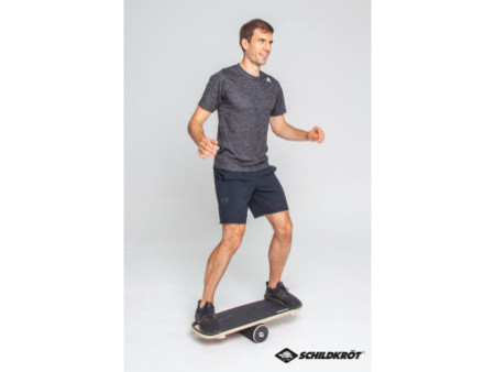 SCHILDKRÖT Balance Board Wave, en bois véritable, noir