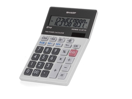 SHARP Calculatrice de bureau modèle EL-M711GGY