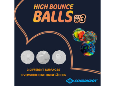 SCHILDKRÖT Balle rebondissante, set de 3