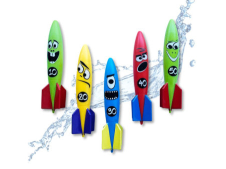 SCHILDKRÖT Jouet d'eau Rocket Divers, assorti