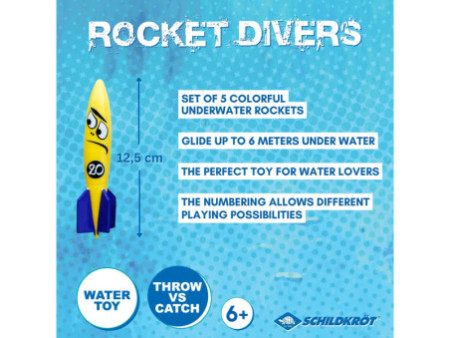 SCHILDKRÖT Jouet d'eau Rocket Divers, assorti