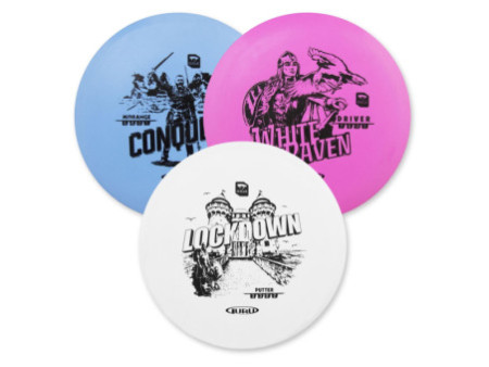 SCHILDKRÖT Kit débutant disc golf Guru, 3 pièces