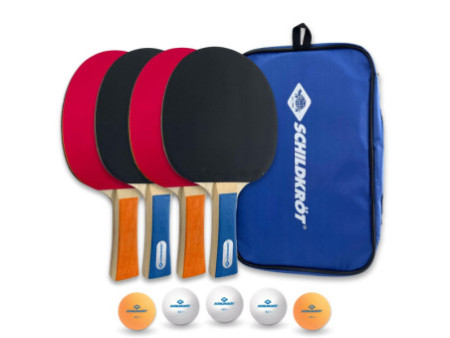 SCHILDKRÖT Kit tennis de table Hobby, pour 4 joueurs