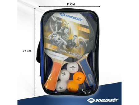 SCHILDKRÖT Kit tennis de table Hobby, pour 4 joueurs