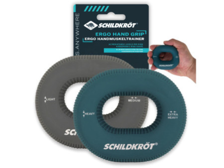 SCHILDKRÖT Anneau de musculation Ergo, set de 2, bleu/gris