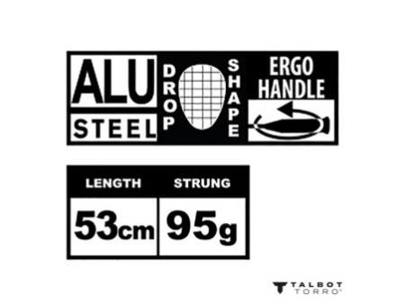 TALBOT torro Raquette de badminton ELI Mini
