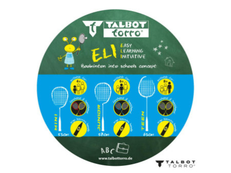 TALBOT torro Raquette de badminton ELI Mini