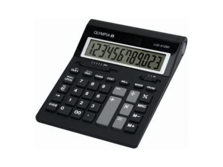 OLYMPIA Calculatrice de bureau LCD-612SD