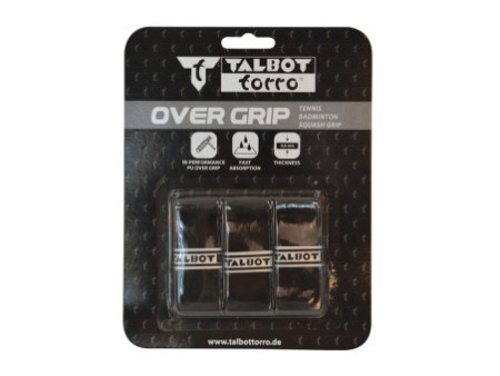 TALBOT torro Sur-grip Overgrip, blister de 3