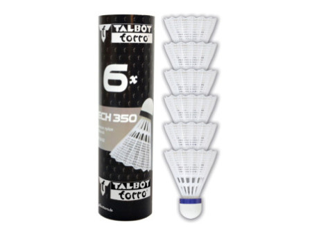 TALBOT torro Volant de badminton Tech 350, moyen, blanc/bleu