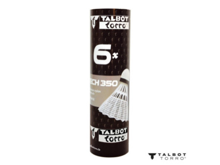 TALBOT torro Volant de badminton Tech 350, moyen, blanc/bleu