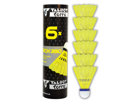 TALBOT torro Volant de badminton Tech 350, moyen, jaune/bleu