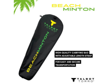 TALBOT torro Kit de beachminton, couleur: noir-vert fluo