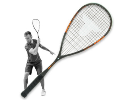 TALBOT torro Raquette de squash Power 4000, noir/orange