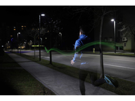 WHEEL BEE Brassard de running Night Hawk, noir