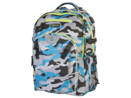 WHEEL BEE Sac à dos de loisirs Generation Z, camouflage bleu