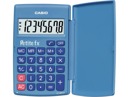 CASIO calculatrice LC-401 LV-BU 'Petite fx'