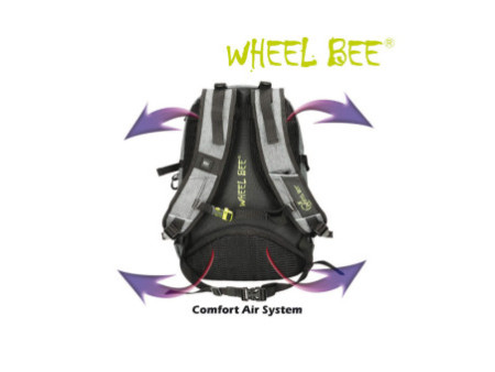 WHEEL BEE Sac à dos de loisirs Revolution, noir/gris