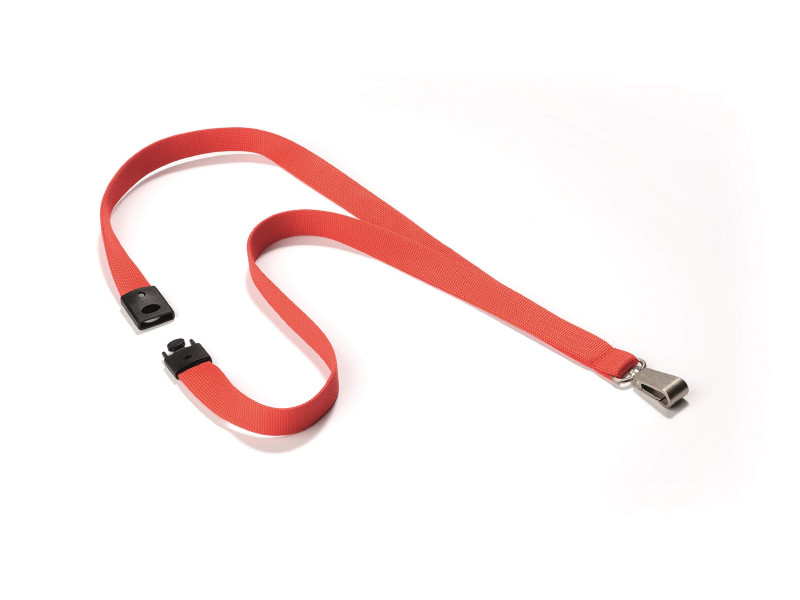 DURABLE Lacet textile SOFT COLOURS, rouge