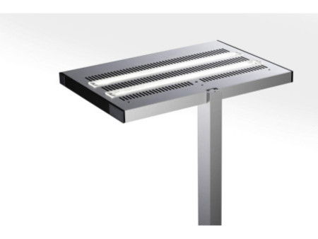 Hansa Lampadaire VITAWORK 12, argent métallique / noir