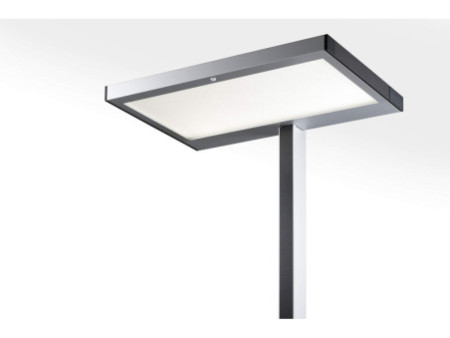 Hansa Lampadaire VITAWORK 17, argent métallique / noir