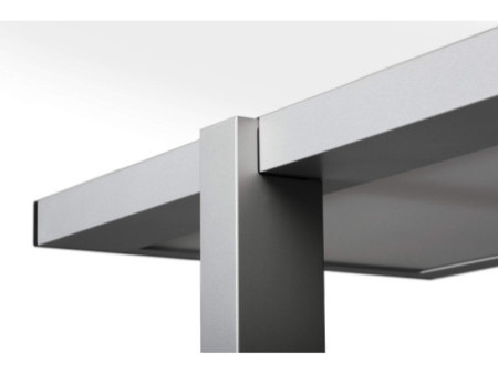 Hansa Lampadaire VITAWORK 17, argent métallique / noir