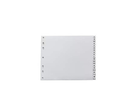 proOFFICE Intercalaires en plastique, A-Z, A4, 20 touches