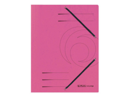 herlitz Chemise à élastiques easyorga, A4, fuchsia
