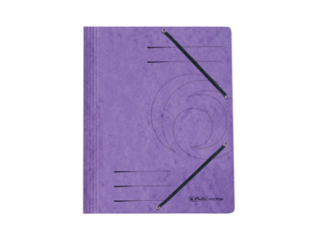 herlitz Chemise à élastiques easyorga, A4, violet