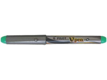 PILOT Stylo plume V-Pen Silver, noir