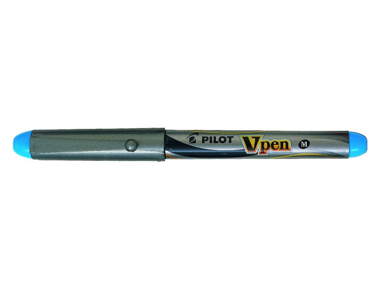 PILOT Stylo plume V-Pen Silver, turquoise