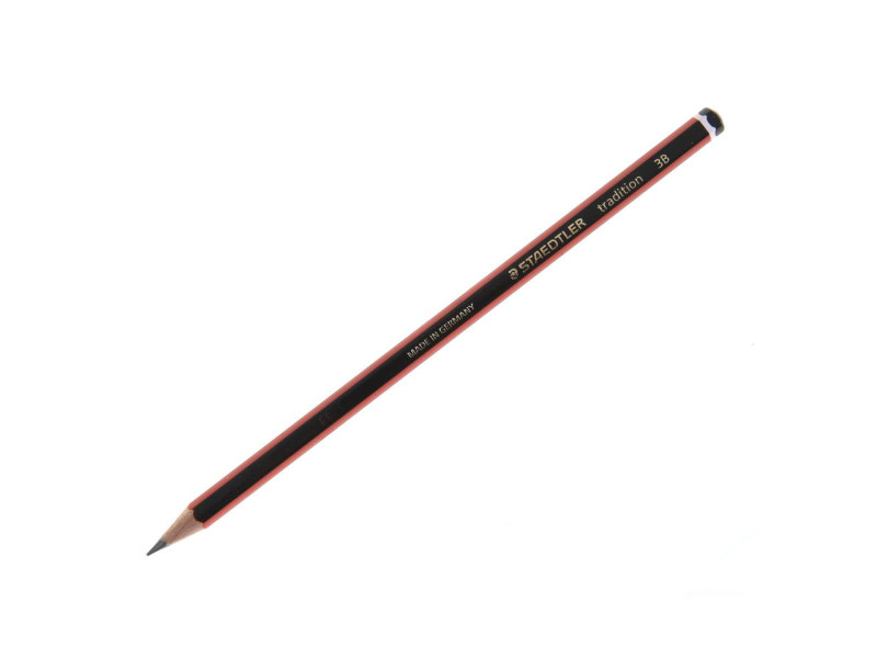 STAEDTLER Crayon tradition 110, degré dureté: 3B, hexagonal