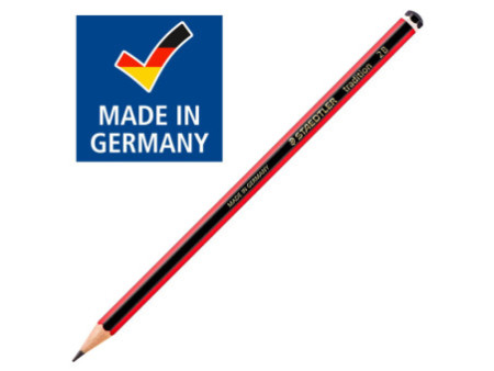 STAEDTLER Crayon tradition 110, degré dureté: 2B, hexagonal