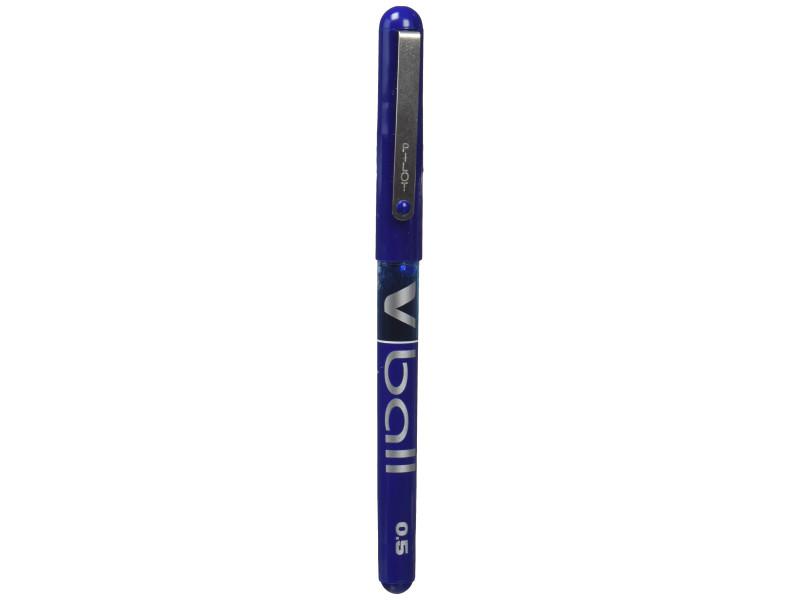PILOT Stylo roller V Ball VB 5, pointe métal, bleu