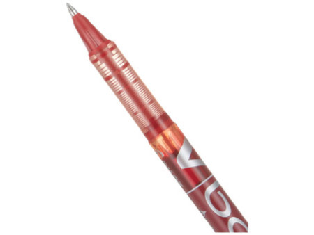 PILOT Stylo roller V Ball VB 5, pointe métal, rouge