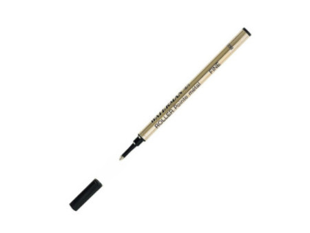 WATERMAN Recharge pour stylo roller, tracé: F, noir