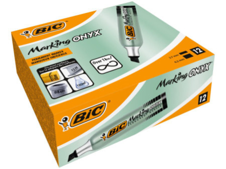 BIC Marqueur permanent Marking Onyx 1481, pointe biseautée,