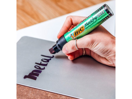 BIC Marqueur permanent Marking Onyx 1481, pointe biseautée,