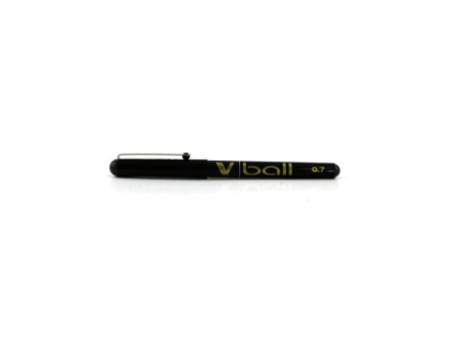 PILOT Stylo roller V Ball VB7, pointe métal, noir